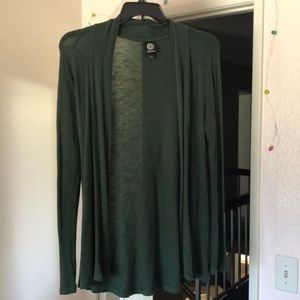 Hunter green cardigan